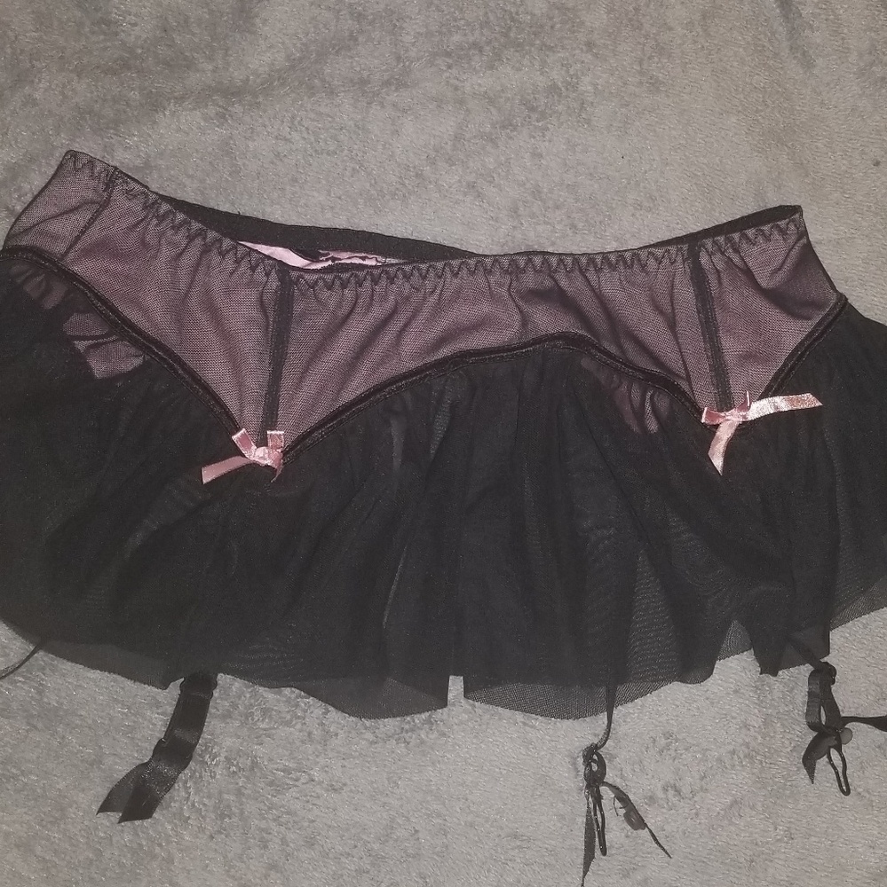Tutu with garder straps